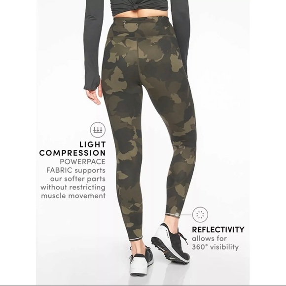 Athleta Ultimate Stash Pocket Camo 7/8 Tight SP Small Petite - Picture 2 of 12
